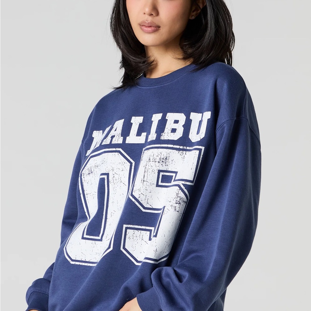 Navy Malibu 05 Women's Sweatshirt